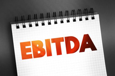 EBITDA - Not defterindeki Gelirler İlgi, Vergi, Değerlendirme ve Amortisman kısaltma metni, kavram geçmişi