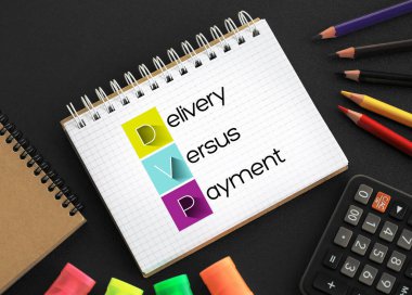 DVP - Not defterinde Teslimat Ödeme Kısaltmasına Karşı, iş konsepti geçmişi