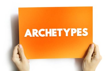 Archetype - diğerlerinin üzerinde kopyalandığı, düzenlendiği veya taklit edildiği prototipler, kart üzerine metin konsepti
