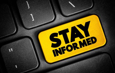 Klavyede bilgilendirilmiş metin düğmesini koru, konsept arkaplan