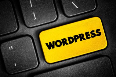 Klavyedeki metin tuşuna basın, konsept arkaplan