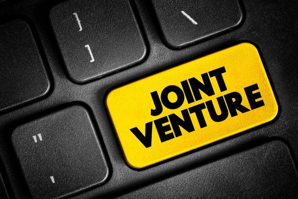 Joint Venture Zakelijke Entiteit Opgericht Door Twee Meer Partijen Doorgaans — Stockfoto