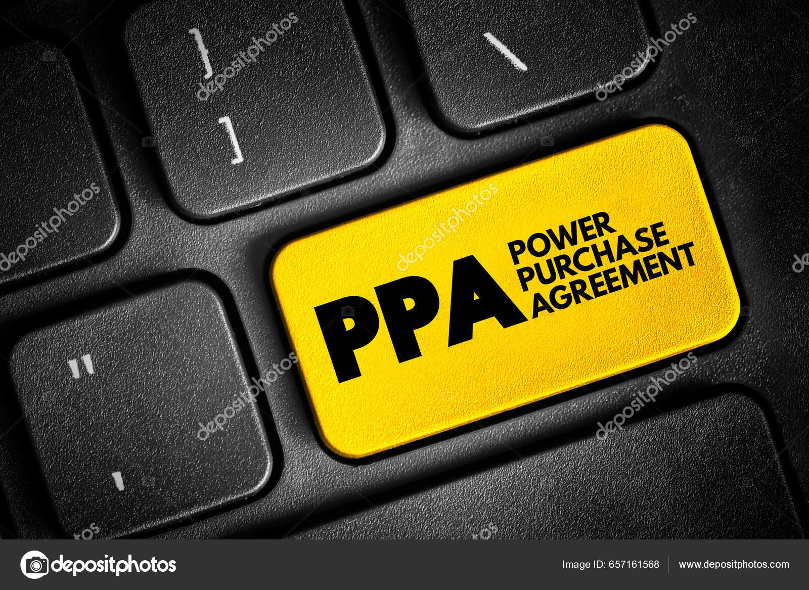 Ppa Power Purchase Agreement Contract Two Parties One Which Generates Stock  Photo by ©dizanna 657161568