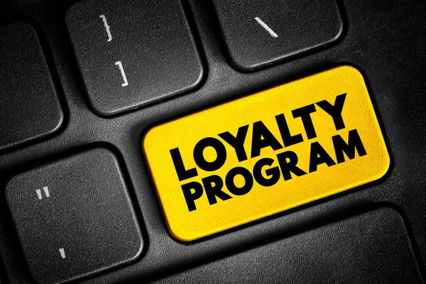 Программа Лояльности Маркетинговая Стратегия Направленная Поощрение Клиентов Продолжать Совершать Покупки — стоковое фото