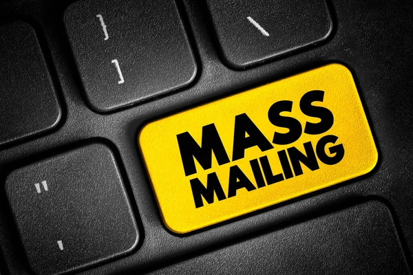 Correio Massa Enviando Mesma Mensagem Mail Para Grande Número Pessoas — Fotografia de Stock
