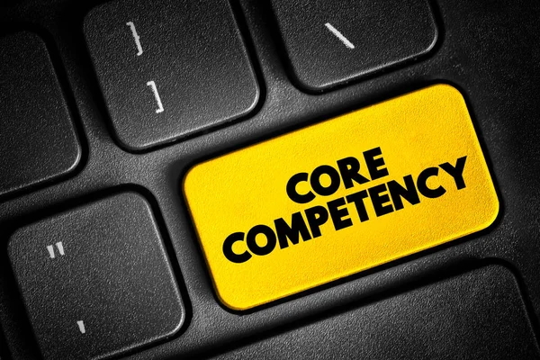 Core Competency Company Set Skills Experience Some Activity Rather Physical — Stockfoto