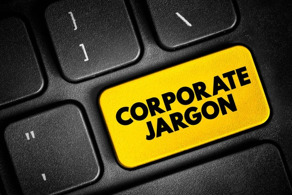 Corporate Jargon Often Used Large Corporations Bureaucracies Similar Workplaces Text Stock Picture
