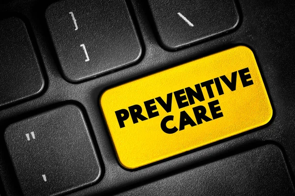 Preventive Care Include Screening Check Consulenza Pazienti Prevenire Malattie Malattie — Foto Stock