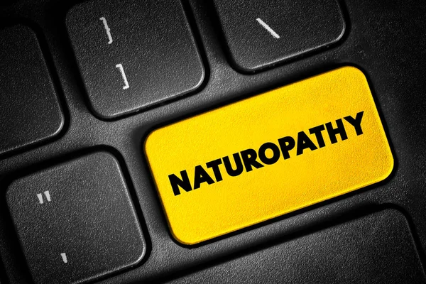 Naturopatía Una Forma Atención Médica Que Combina Tratamiento Moderno Con —  Fotos de Stock