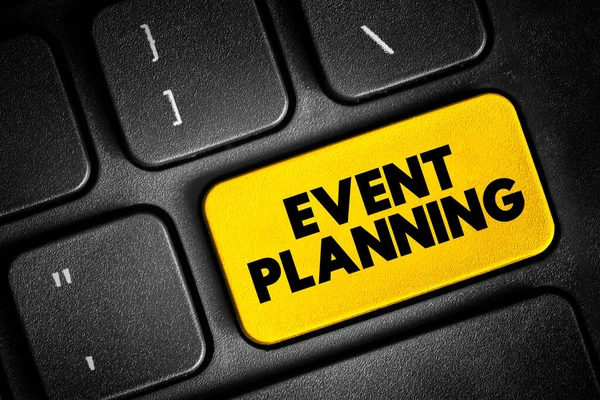 Planificación Eventos Aplicación Gestión Proyectos Creación Desarrollo Eventos Personales Corporativos — Foto de Stock