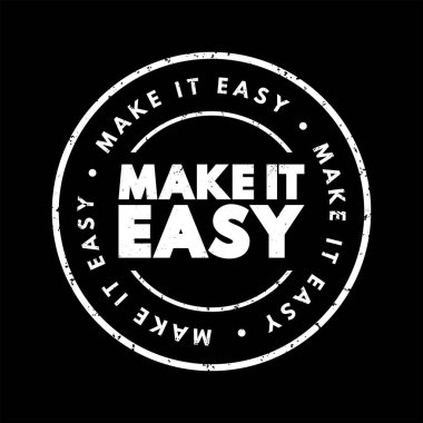 Kolay mesaj damgası, konsept arkaplan