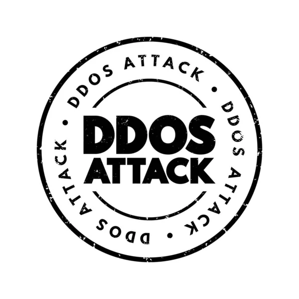 Атака Ddos Відбувається Коли Декілька Машин Працюють Разом Щоб Атакувати — стоковий вектор