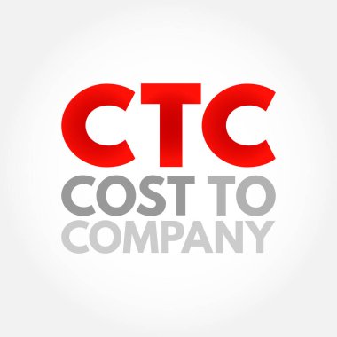 CTC Cost To Company - bir çalışanın toplam maaş paketi, kısaltma metin kavramı geçmişi