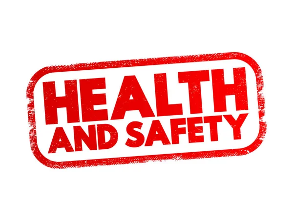 Hse Sağlık Güvenliği Ortamı Belirli Bir Ortama Yönelik Potansiyel Tehlikeleri — Stok Vektör