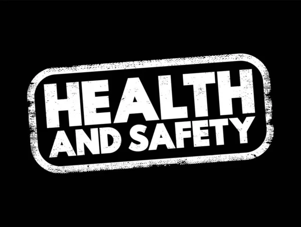 Hse Health Safety Environment Processes Procedures Identifying Potential Hazards Certain — Wektor stockowy