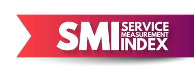 SMI Servis Ölçüm Endeksi - Göreceli bir indeksin hesaplanmasında metodu tanımlayan uygulama çerçevesi, bilişim hizmetleri, kısaltma metin konsepti arka planının karşılaştırılmasında kullanılabilir