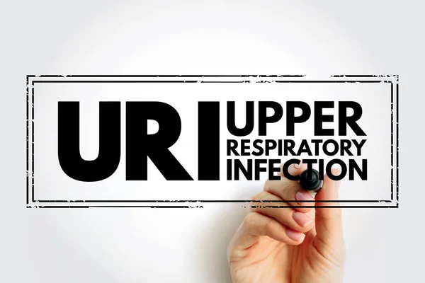Uri Upper Respiratory Infection Contagious Infection Upper Respiratory Tract Acronym — 스톡 사진