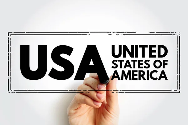 Eua Estados Unidos América Sigla Text Stamp Concept Background — Fotografia de Stock