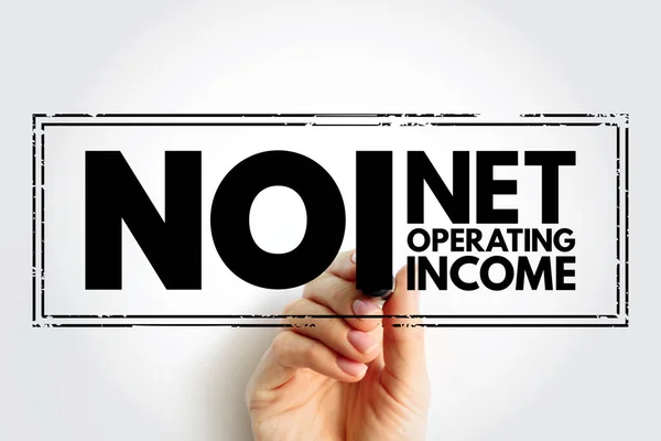 Noi Net Operating Income Formula Those Real Estate Use Quickly — Stockfoto