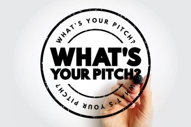 Sunumun nedir? metin damgası, konsept arkaplan