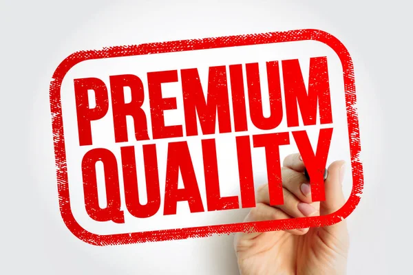 Premium Quality Text Stamp Business Concept Background — Zdjęcie stockowe
