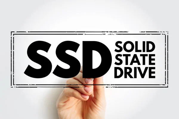 Ssd Solid State Drive Solid State Storage Device Uses Integrated — Stok Foto