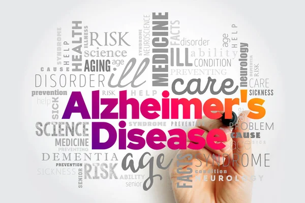 Alzheimerova Choroba Neurodegenerativní Onemocnění Které Obvykle Začíná Pomalu Postupně Zhoršuje — Stock fotografie