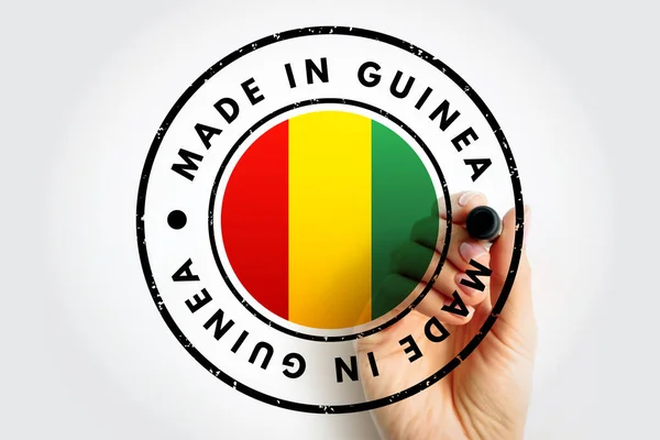 Made Guinea Bissau Text Emblem Stamp Concept Background — Photo