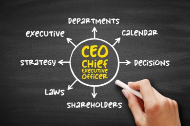CEO - İcra Kurulu Başkanı - bir organizasyon, sunum ve raporlar için zihin haritası konseptini yönetmekle görevli bir dizi şirket yöneticisinden biri.