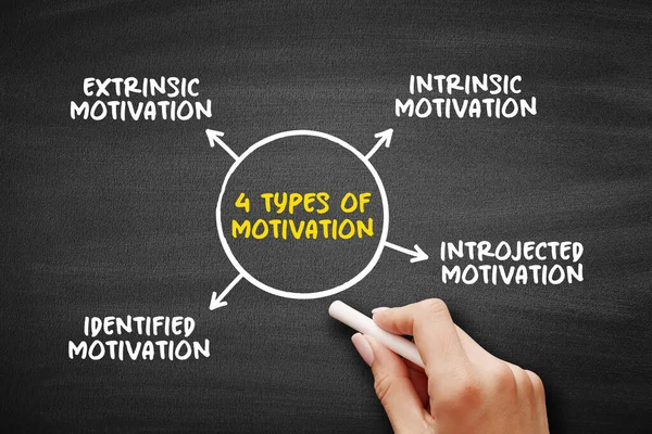 Types Motivation Mind Map Concept Presentations Reports — Stock Photo, Image