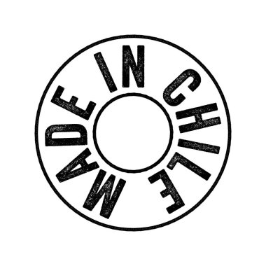 Şili metin amblem damgası, konsept arkaplan