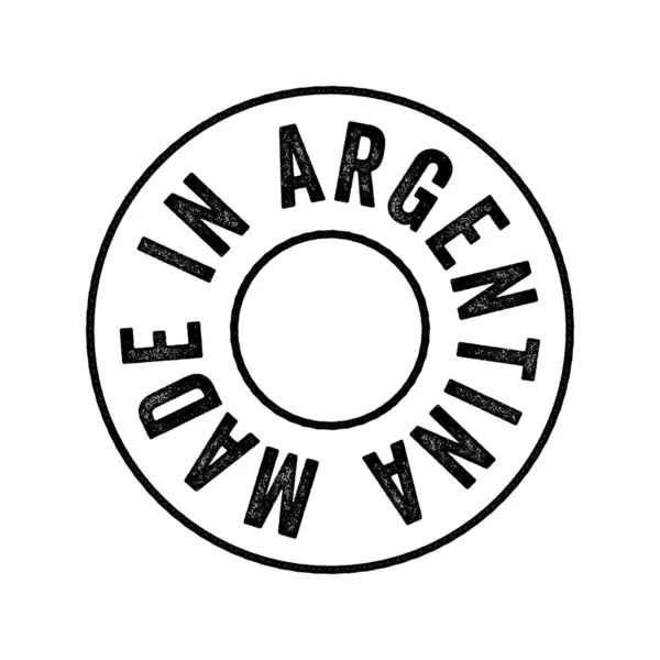Made Argentina Text Emblem Stamp Concept Background — Image vectorielle