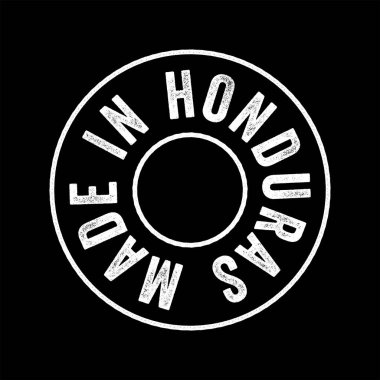 Made in Honduras text emblem stamp, concept background