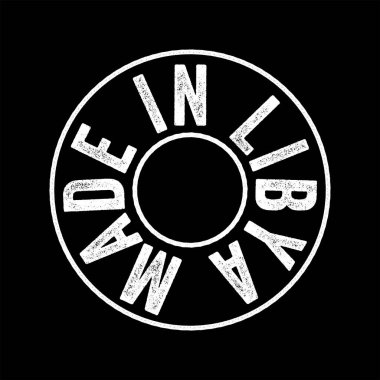 Libya metin amblem damgası, kavram geçmişi