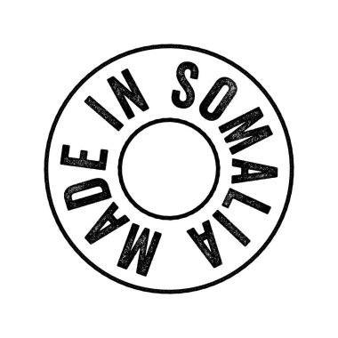 Somali metin amblem damgası, kavram arkaplan