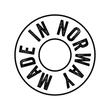 Norveç metin amblem damgası, kavram arkaplan