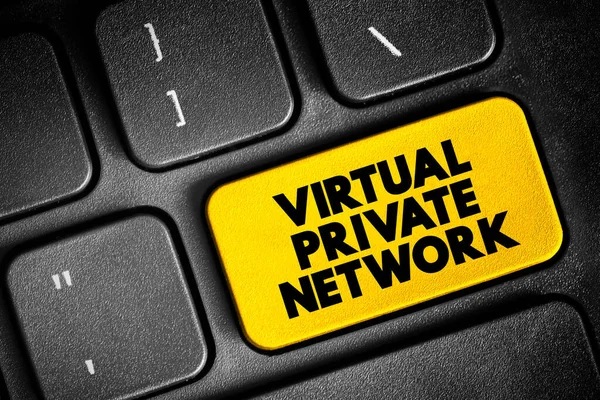 Vpn Virtual Private Network Conexão Criptografada Pela Internet Dispositivo Para — Fotografia de Stock