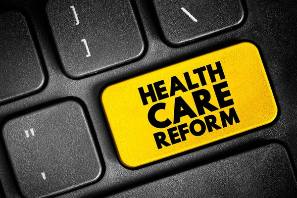 Health Care Reform Governmental Policy Affects Health Care Delivery Given — Stockfoto