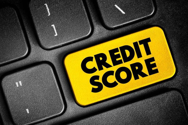 Credit Score Numerical Expression Based Level Analysis Person Credit Files — стоковое фото