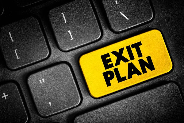 Exit Plan Preparation Exit Entrepreneur His Company Maximize Enterprise Value — Stok Foto