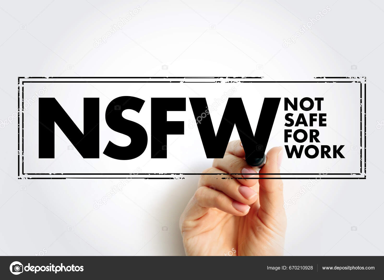 NSFW - Not Suitable For Women by