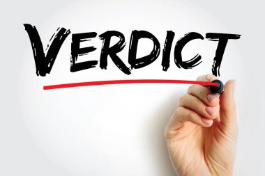 Hüküm - verilen gerçeklerin değerlendirilmesinden sonra alınan görüş veya karar, metin kavramı