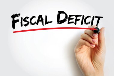 Mali Açık, harcamaları ve metin kavramı geçmişine kıyasla hükümetin gelirinde bir eksiklik teşkil ediyor