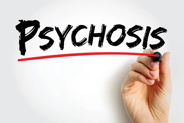 Psychosis Mental Condition Causes You Lose Touch Reality Text Concept — Stock Photo, Image