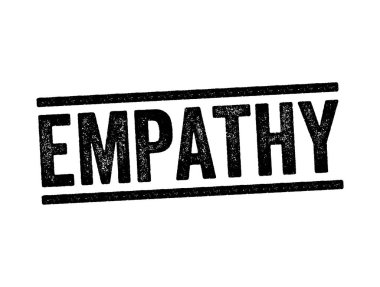 Empati - başka bir metin pulu kavramının hislerini anlama ve paylaşma yeteneği