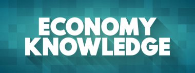 Ekonomi Bilgisi, entellektüel sermaye, sunum ve raporlar için metin kavramına dayanan bir tüketim ve üretim sistemidir.