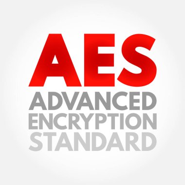 AES Gelişmiş Şifreleme Standardı - gizli bilgileri korumak için simetrik blok şifreleme, kısaltma metin kavramı arka planı