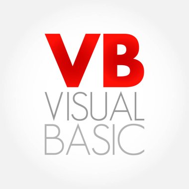 VB - Görsel Temel (İngilizce: Visual Basic), programlama dilleri, kısaltma metin kavramı geçmişi olan bir ailenin adıdır.