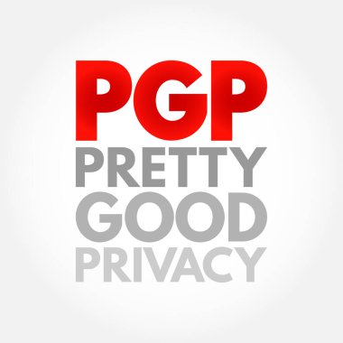 PGP - Oldukça İyi Mahremiyet, şifreli gizlilik ve veri iletişimi için kimlik doğrulaması sağlayan bir şifreleme programıdır.