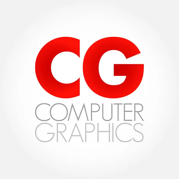 Computer Graphics Είναι Μέθοδοι Για Την Ψηφιακή Σύνθεση Και Χειρισμό — Διανυσματικό Αρχείο